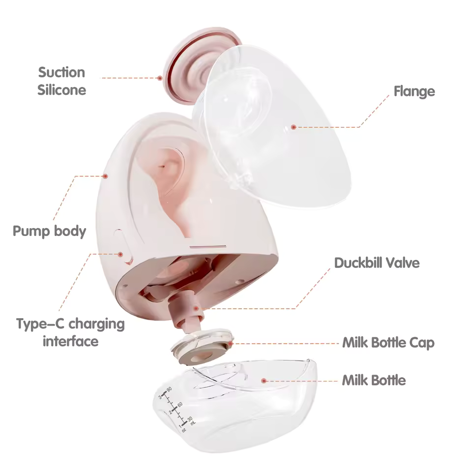 McAdo Hands Free Breast Pump, Double Wearable Breast Pump, Electric Breast Pump with 4 Modes & 9 Levels