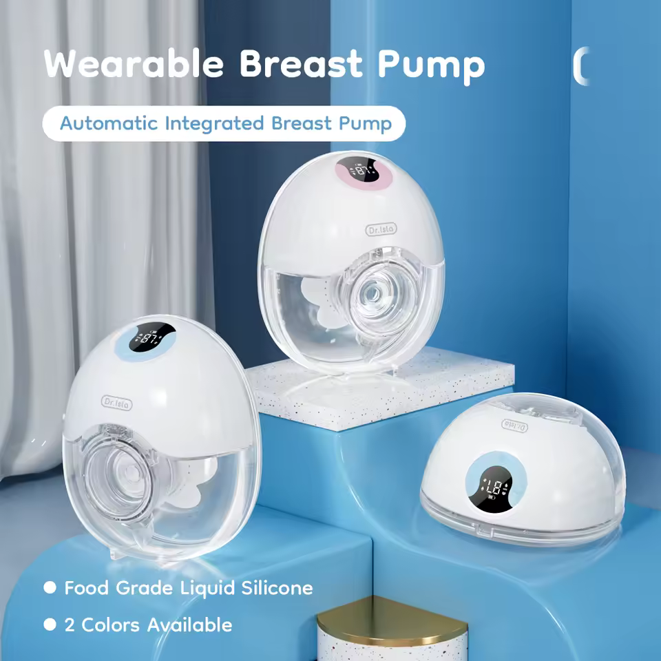 McAdo Electric Breast Pump Pink 2PCS 4 Modes & 36 Levels Portable Electric Breast Pumps Comfort Milk Collector Hands Free Low Niose