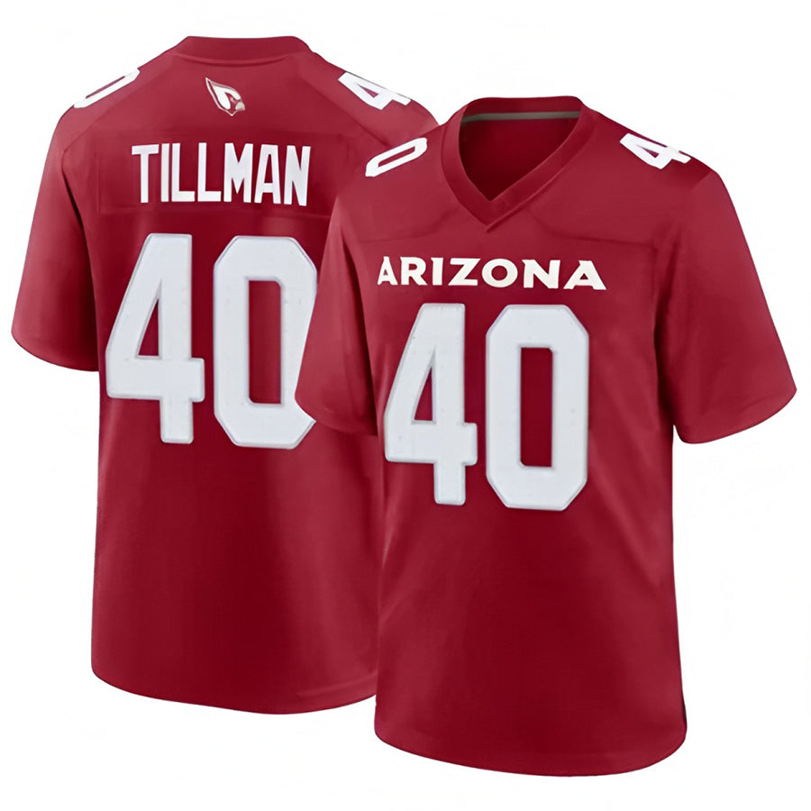 McAdo A.Cardinals #40 Pat Tillman Player Cardinal Game Home Stitched Jerseys