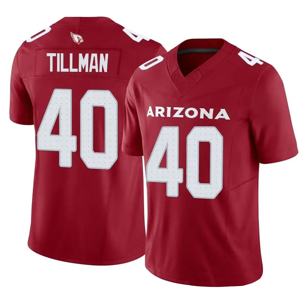 McAdo A.Cardinals #40 Pat Tillman Player Red Vapor F.U.S.E. Limited Stitched Jerseys