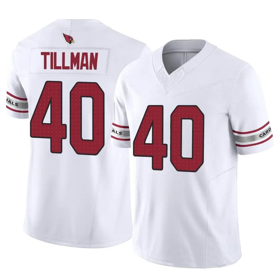 McAdo A.Cardinals #40 Pat Tillman Player White Game Road Stitched Jerseys
