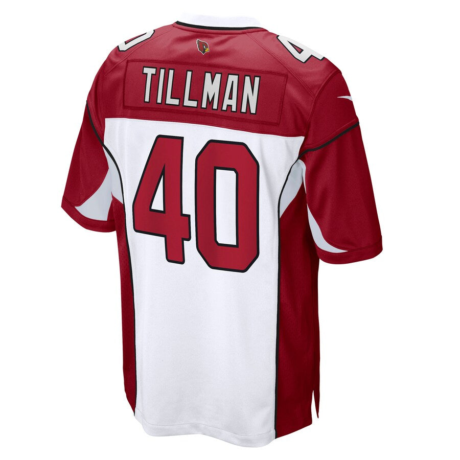 McAdo A.Cardinals #40 Pat Tillman Player White Game Road Stitched Jerseys