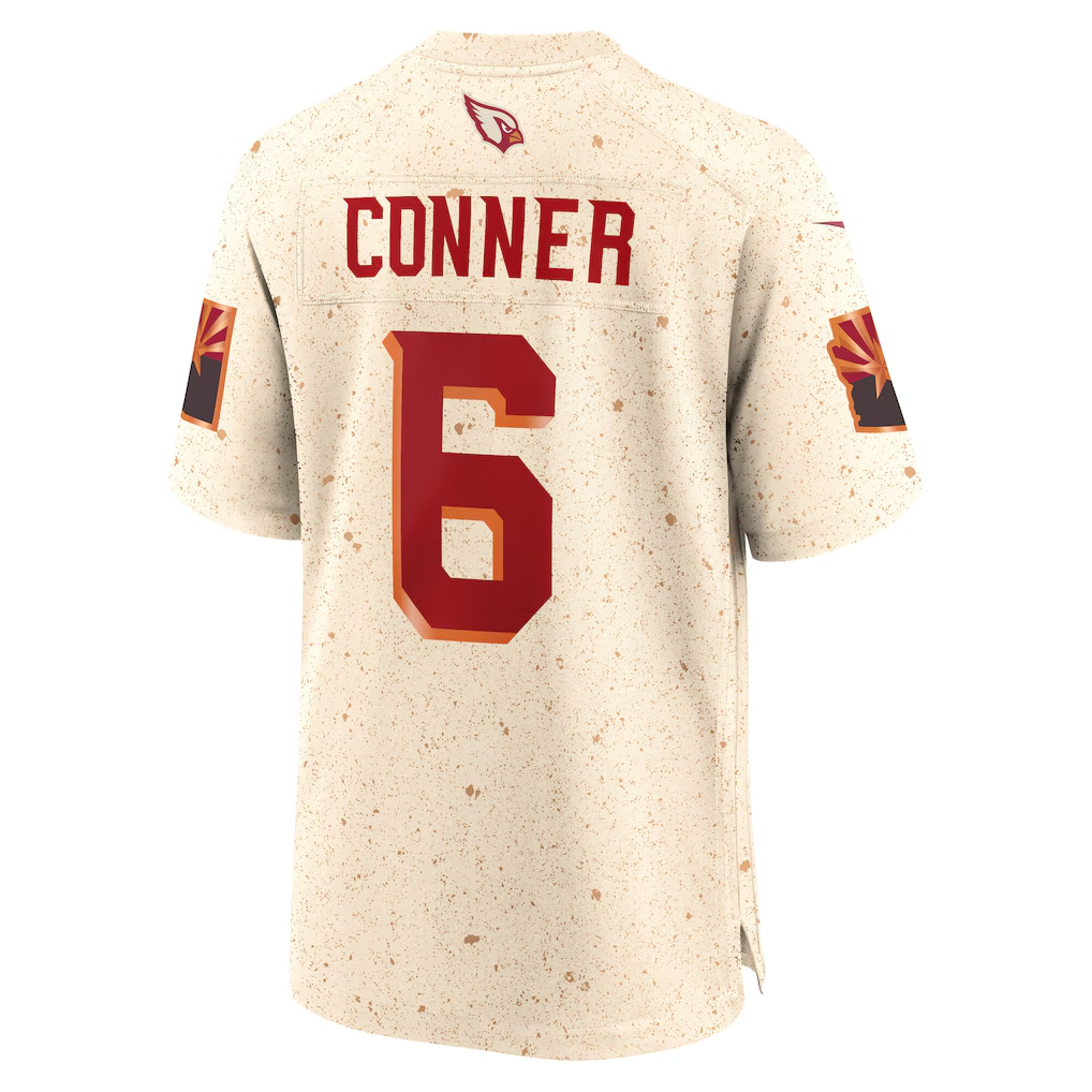 McAdo A.Cardinals #6 James Conner Natural 2025 Rivalries Collection Game Stitched Jerseys