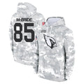 McAdo A.Cardinals #85 Trey McBride Player Camo Salute to Service Hoodies Stitched Jerseys