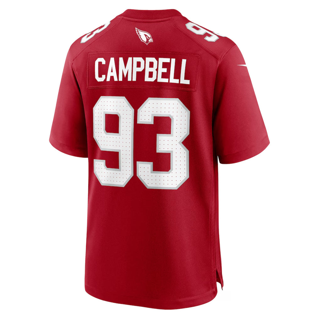 McAdo A.Cardinals #93 Calais Campbell Player Cardinal Home Game Stitched Jerseys