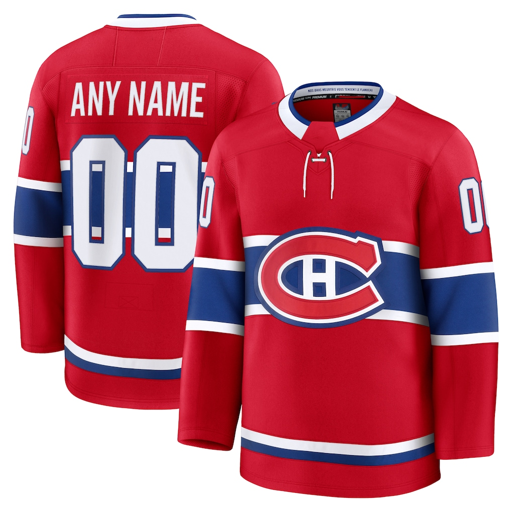 McAdo Cheap M.Canadiens Red Home Premium Jerseys
