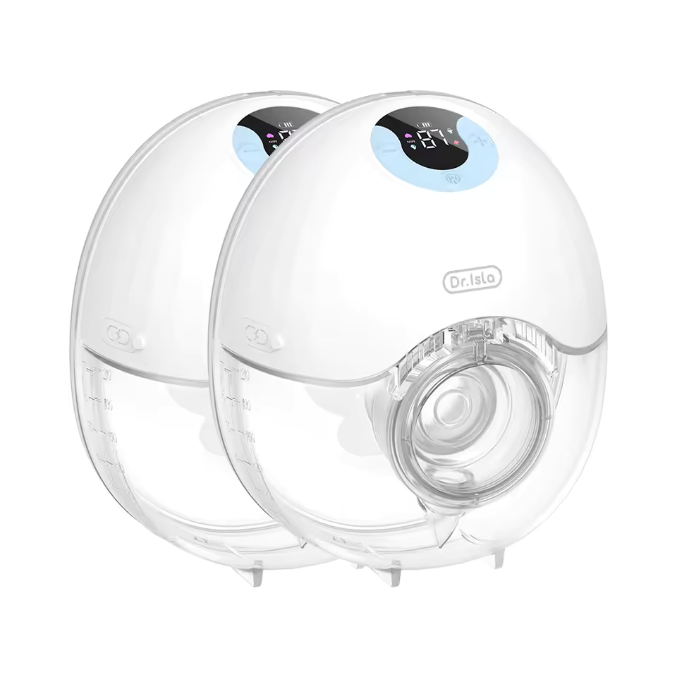 McAdo Electric Breast Pump Blue 2PCS 4 Modes & 36 Levels Portable Electric Breast Pumps Comfort Milk Collector Hands Free Low Niose