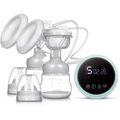 McAdo Electric Breast Pump USB BPA Free Electric Double Breast Pump with Nursing Pads And Breast Milk Storage Set Baby Feeding Gift Set