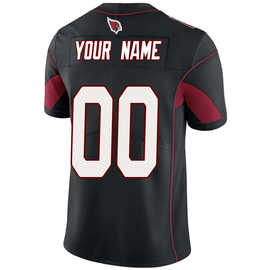 McAdo Custom A.Cardinal Black Vapor Limited Elite Stitched Stitched Jerseys