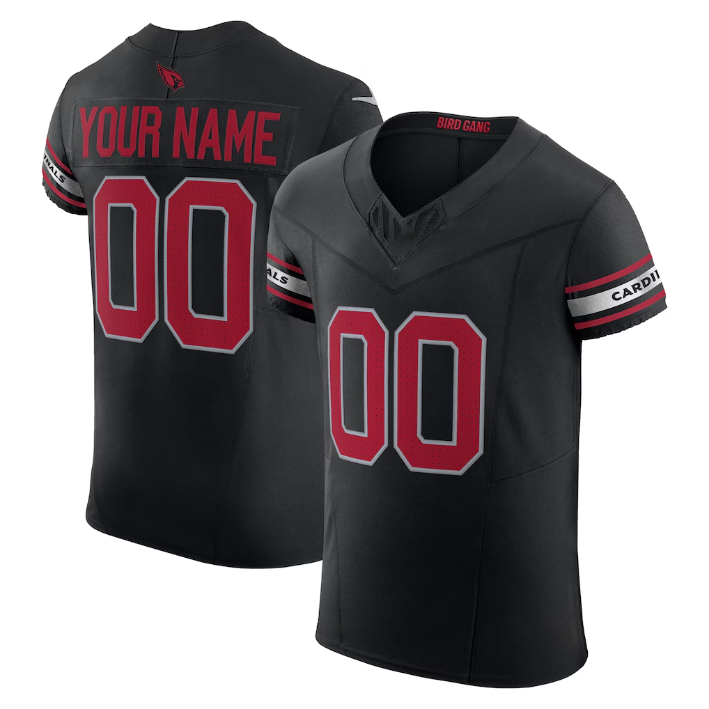 McAdo Custom A.Cardinals Black Vapor F.U.S.E. Elite Stitched Jerseys