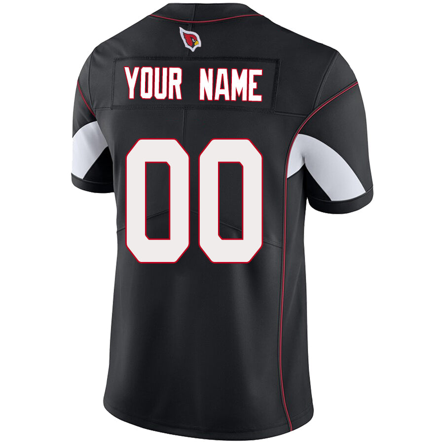 McAdo Custom A.Cardinals Black Vapor Untouchable Elite Stitched Jerseys