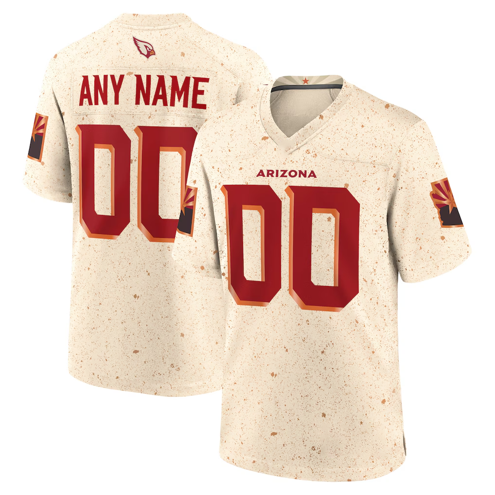 McAdo Custom A.Cardinals Natural 2025 Rivalries Collection Game Stitched Jerseys