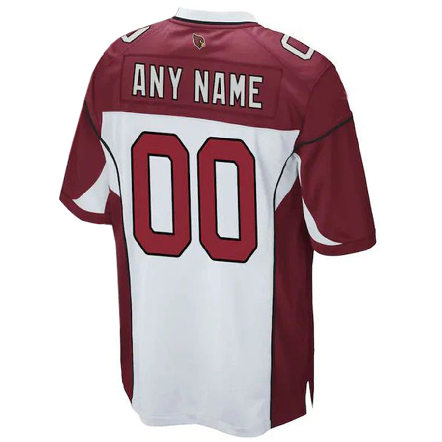 McAdo Custom A.Cardinals White-Red Game Stitched Jerseys