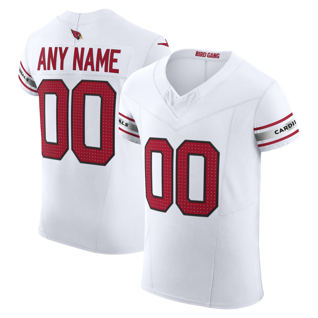 McAdo Custom A.Cardinals White Vapor F.U.S.E. Elite Stitched Jerseys