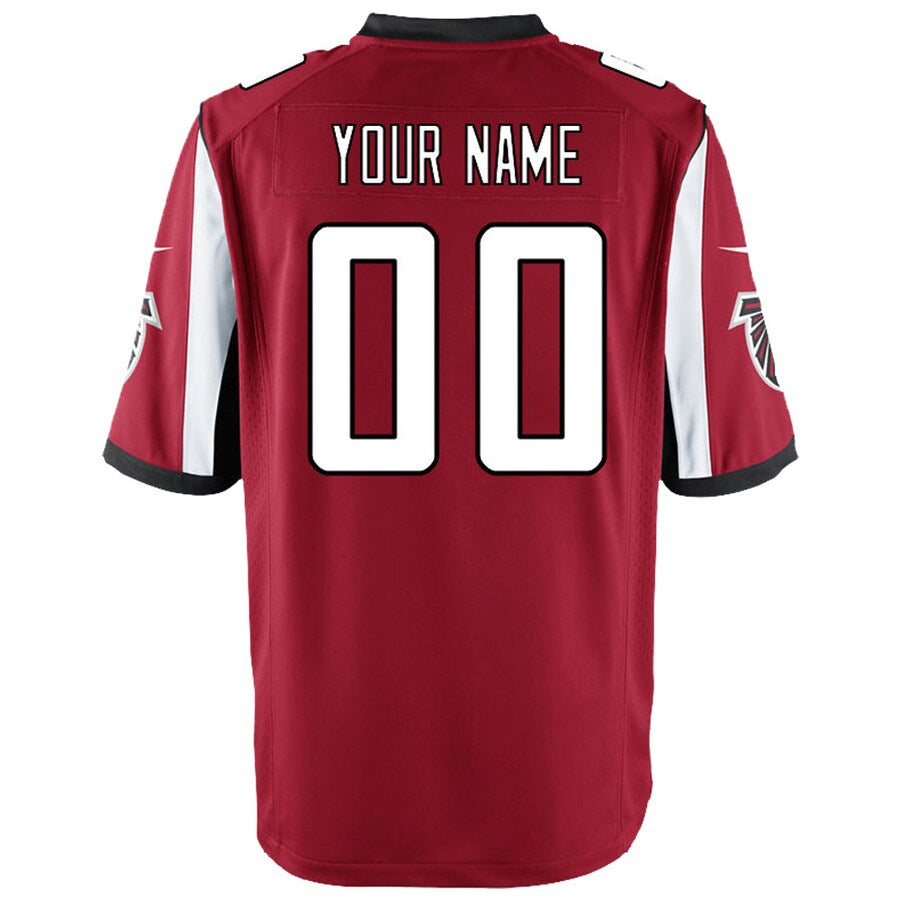 McAdo Custom A.Falcons Red Game Stitched Jerseys