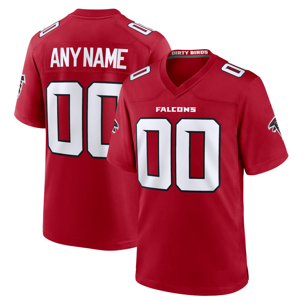 McAdo Custom A.Falcons Red Game Stitched Jerseys