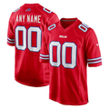 McAdo Custom B.Bills Red Alternate Game Stitched Jerseys