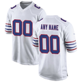 McAdo Custom B.Bills White Alternate Game Stitched Jerseys
