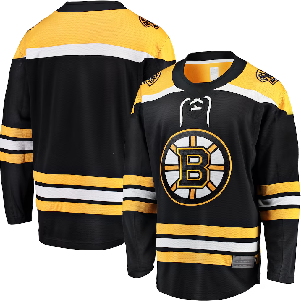McAdo Custom B.Bruins Black Home Premium Stitched Jersey