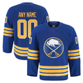 McAdo Custom B.Sabres Royal Home Authentic Pro Stitched Jerseys
