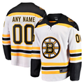 McAdo Custom B.Bruins White Away Breakaway Stitched Jerseys