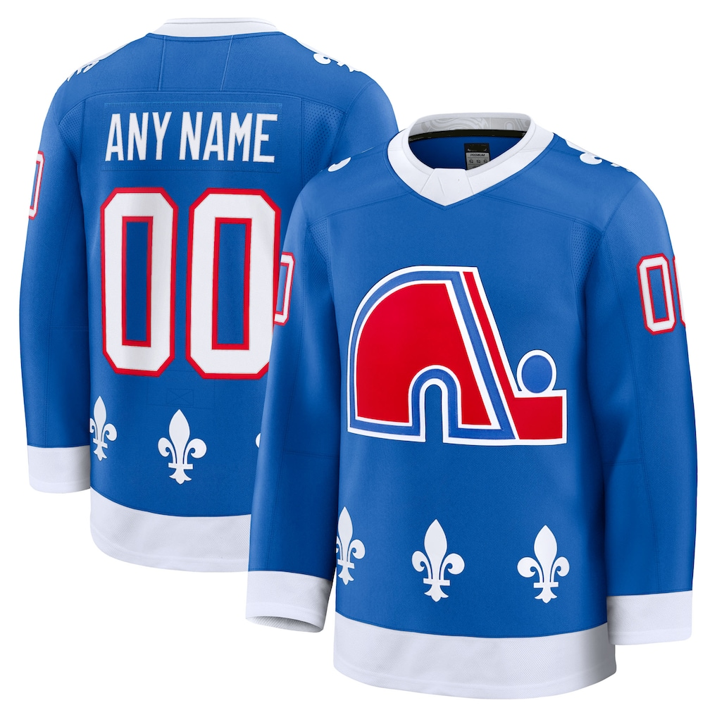 McAdo Custom C.Avalanche Blue Alternate Heritage Premium Jerseys