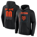 McAdo Custom C.Bears Black Home Field Pop Personalized Name Number Hoodie Stitched Jerseys