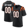 McAdo Custom C.Bengals Black Game Stitched Jerseys