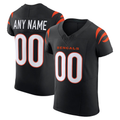 McAdo Custom C.Bengals Black Team Vapor F.U.S.E. Elite Stitched Jerseys