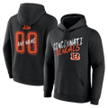 McAdo Custom C.Bengals Black Big & Tall Team Authentic Custom Hoodie Stitched Jerseys