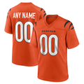McAdo Custom C.Bengals Orange Alternate Game Stitched Jerseys