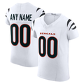 McAdo Custom C.Bengals White Vapor F.U.S.E. Elite Stitched Jerseys