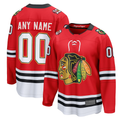 McAdo Custom C.Blackhawks Red Centennial Breakaway Jerseys