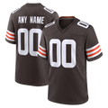 McAdo Custom C.Browns Brown Custom Game Stitched Jerseys