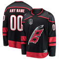 McAdo Custom C.Hurricanes Black 2026 Stanley Cup Champions Home Breakaway Custom Stitched Jerseys