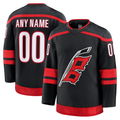 McAdo Custom C.Hurricanes Black Home Premium Stitched Jerseys