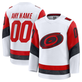 McAdo Custom C.Hurricanes White Away Premium Stitched Jerseys