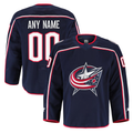 McAdo Custom CB.Jackets Navy Home Authentic Pro Jersey