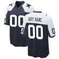 McAdo Custom D.Cowboys Navy Alternate Game Jersey Stitched Jerseys