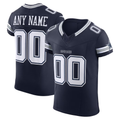 McAdo Custom D.Cowboys Navy Vapor F.U.S.E. Elite Stitched Jerseys