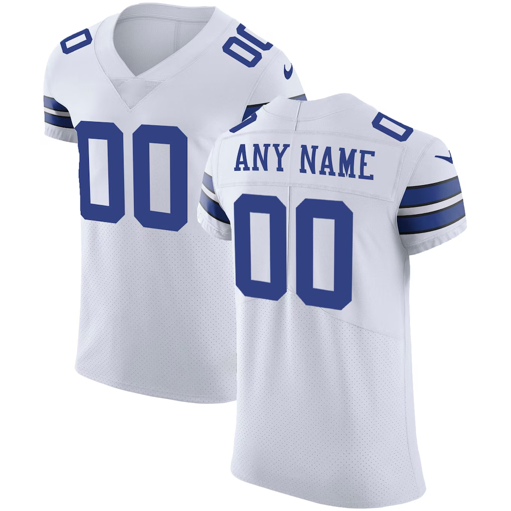 McAdo Custom D.Cowboys White Vapor Untouchable Elite Stitched Jerseys