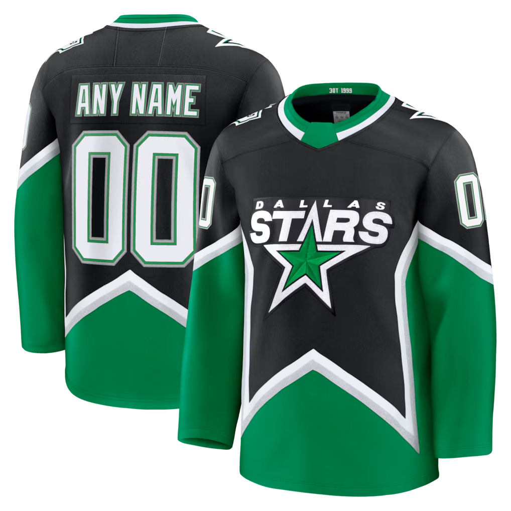 McAdo Custom D.Stars Black Alternate Premium Jerseys