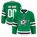 McAdo Custom D.Stars Kelly Green Home Authentic Pro Jerseys