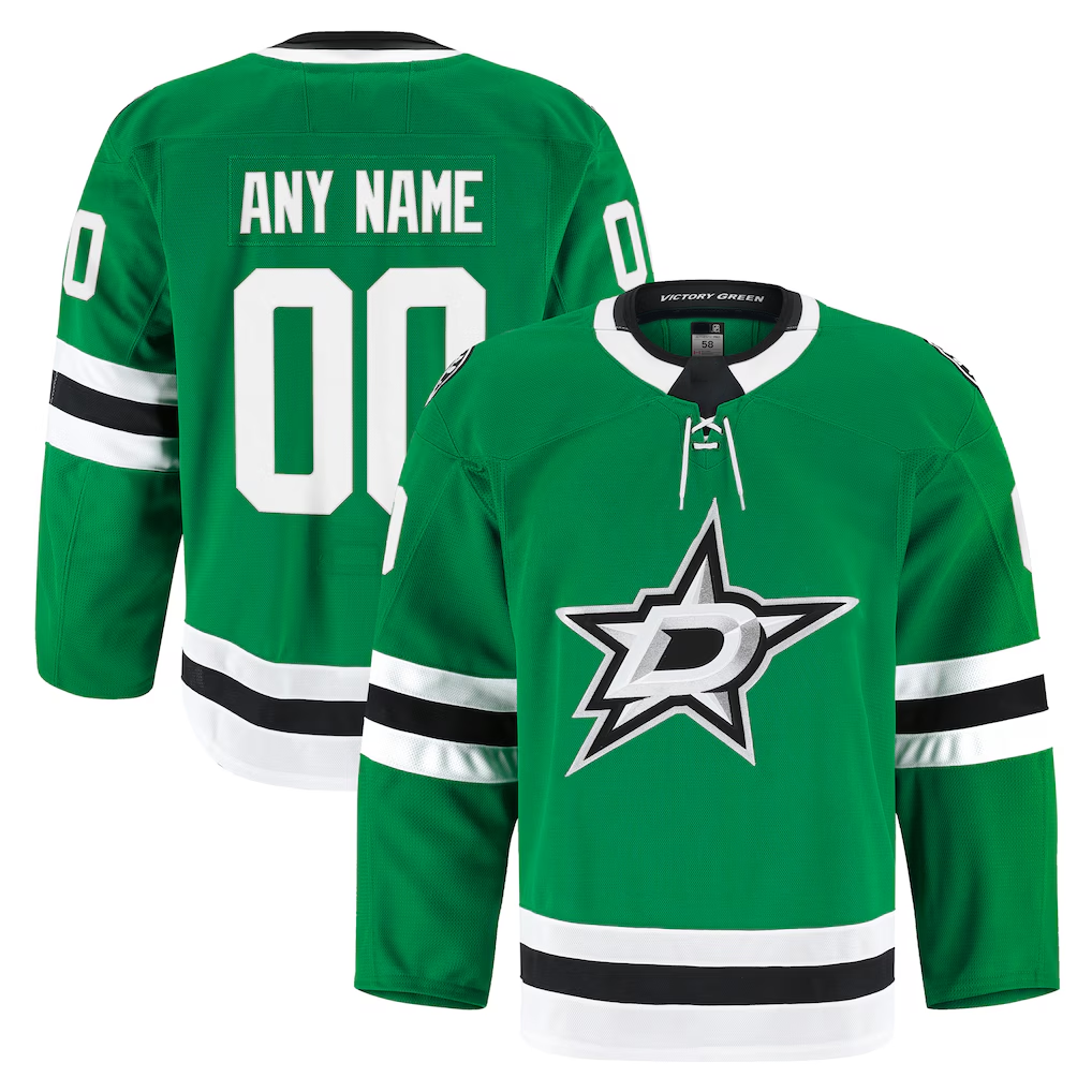 McAdo Custom D.Stars Kelly Green Home Authentic Pro Jerseys