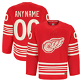 McAdo Custom DR.Wings Red Anniversary Authentic Pro Jerseys