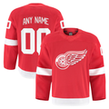 McAdo Custom DR.Wings Red Home Authentic Pro Jerseys
