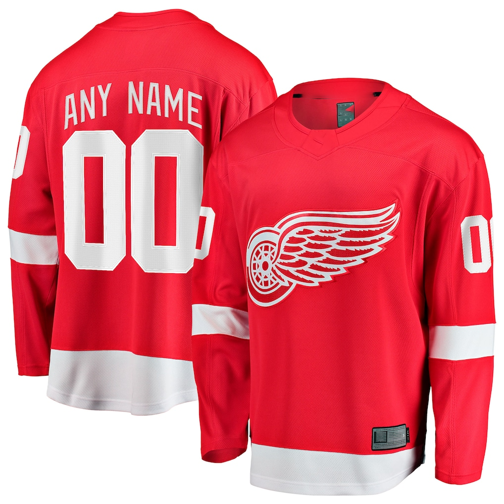 McAdo Custom DR.Wings Red Home Breakaway Jerseys