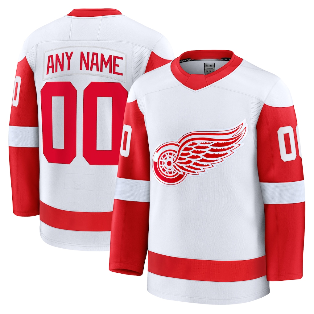 McAdo Custom DR.Wings White Away Premium Jerseys