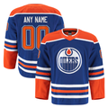 McAdo Custom E.Oilers Royal Home Authentic Pro Jerseys
