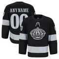McAdo Custom LA.Kings Black Alternate Authentic Pro Jerseys